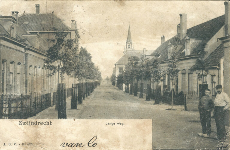 Een oude foto van Zwijndrecht.